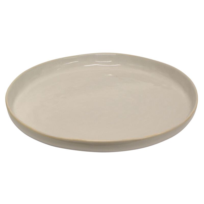 French Country Franco Rustic White X-Large Serving Plate image number 0
